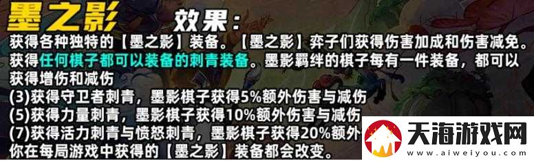 云顶之弈S11赛季：全面解析墨之影羁绊的5大核心效果与实战应用