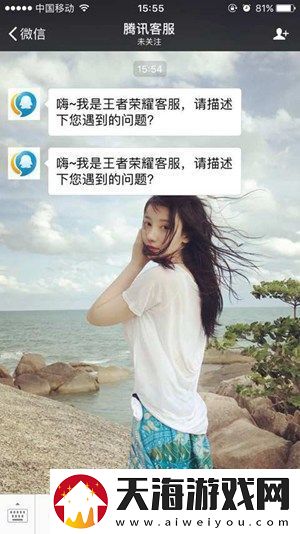 王者荣耀客服人工台